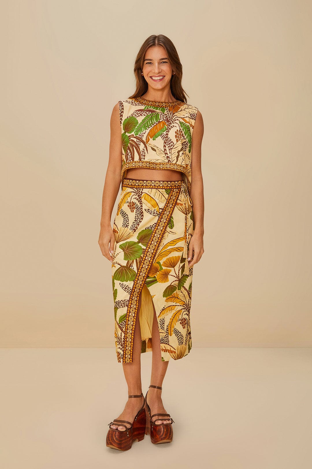 Sand Foliage Sketch  Blouse